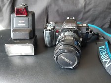 Minolta AF 7000 Camera With Lens And Flash