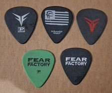 Fear Factory Set Of 5 Plectrum Guitar Picks Including Rare Dimebag Schuldiner