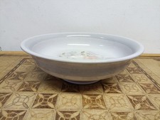 Denby Pottery Dauphine Footed Fruit Serving Sweet Pea Salad Bowl