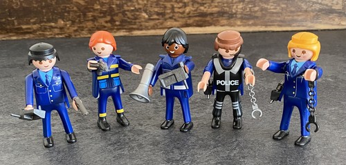 Playmobil police figures - police, and