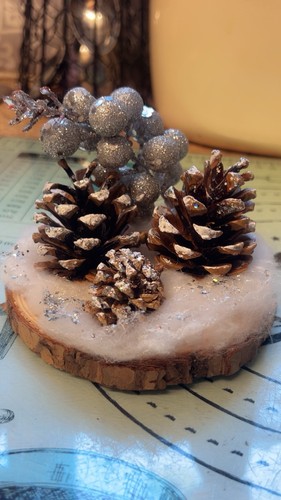 Handmade christmas centrepiece - christmas,