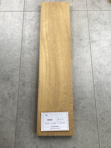 613x142x21mm iroko par - iroko, solid