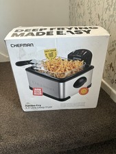 Chefman Jumbo Fry 4.3L Deep Fryer - XL Capacity, Easy Clean!