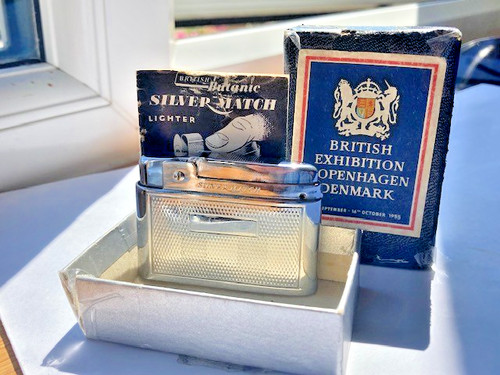 Near mint 1955 silver match - near,
