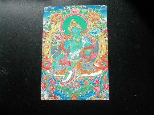 Tibet postcard green tara - , "green