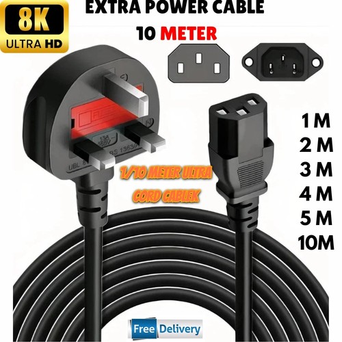 10meter long 3 pin - long,