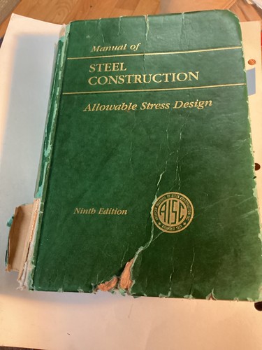 Manual steel construction - of,