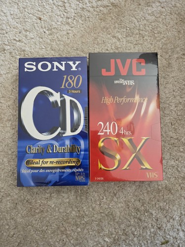 Blank vhs tapes new - vhs,
