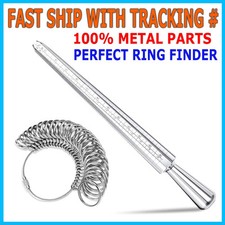 Metal Ring Size Gauges Set