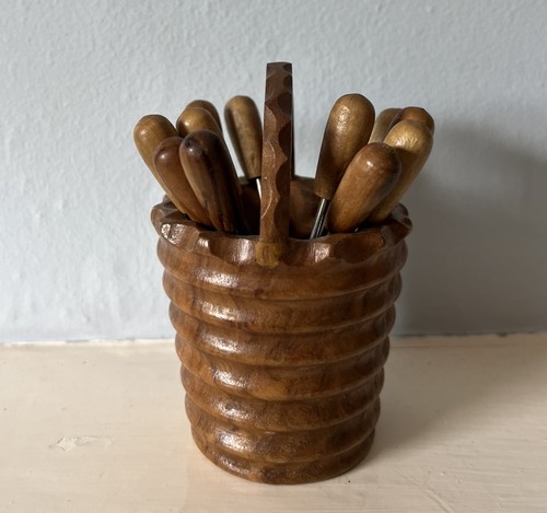 Vintage mcm olive - vintage, wooden