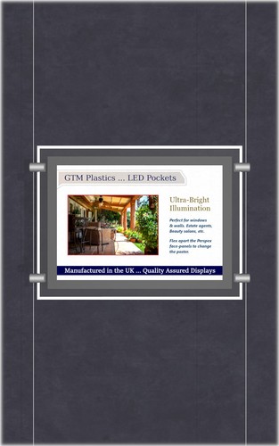Led estate agent window light - agent,