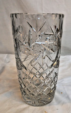 Lead Crystal Vase Pinwheel