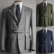 Vintage Men Safari Jacket with
