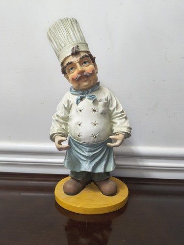 French chef baker statue - french,