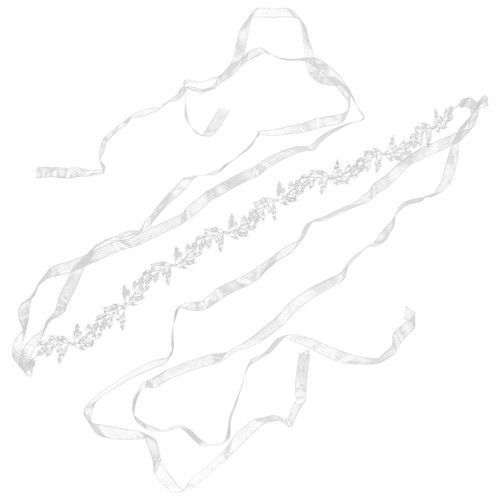 Metal leaf bridal - ,