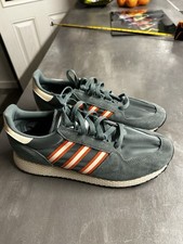 Retro Adidas Forest Grove Uk 9 Blue White Red Oregon New York Trainers