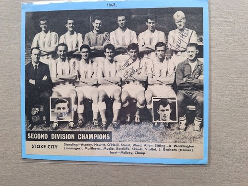 Stoke city 1963 - division, 2