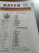 Whitehaven v Featherstone