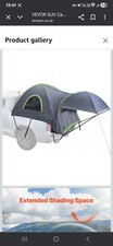 VEVOR SUV Camping Tent 8'-8' SUV Tent Attachment Rainfly Carry Bag for Camping