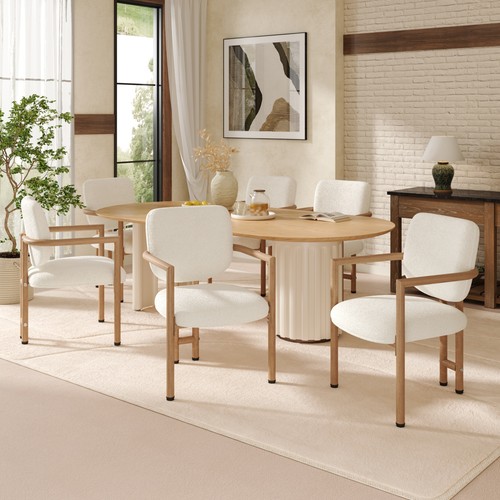 Set metal chairs - 6,