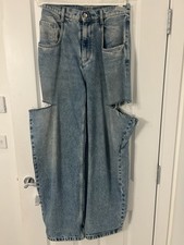 Maison Margiela Thigh High Split Jeans 44/12