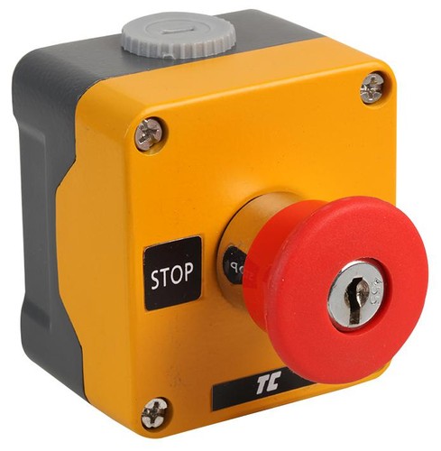 Emergency stop station metal - stop,