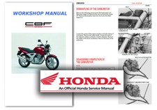 Honda CBF250 CBX250 TWISTER Service Workshop Repair Shop Manual CBF CBX 250