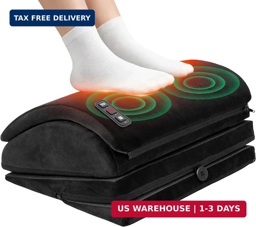 Heated foot rest under desk - foot,