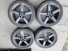 AUDI A4 B8 S LINE ALLOY WHEELS SET 2008 To 2014   8K0601025Q Part 8JX18H2 ET47 