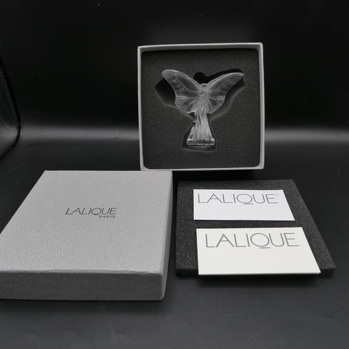 Lalique butterfly rose - butterfly, clear