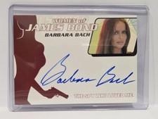 Women of James Bond In Motion Auto Autograph WA3 Barbara Bach Major Anya Amasova