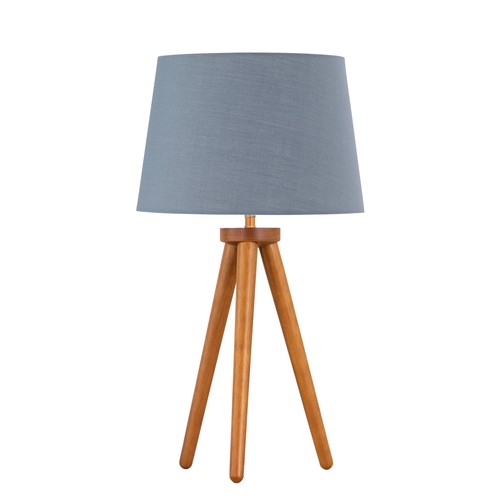 Dark oak wood tripod - tripod, table