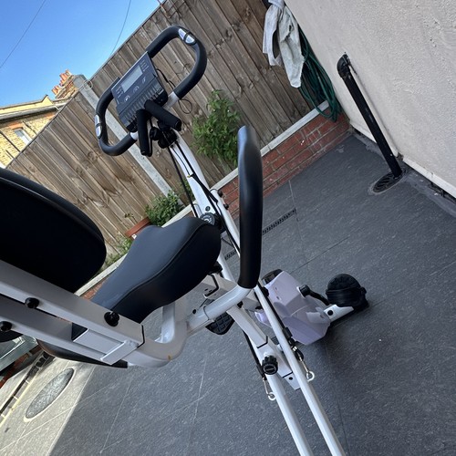 Upright exercise bike - exercise,