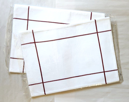Pampered chef placemats - chef, window