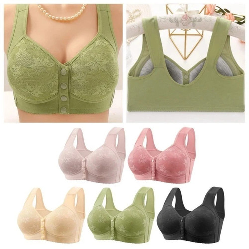 Ladies front fastening bra - fastening,