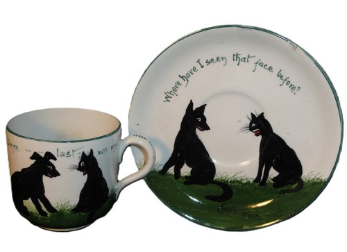 Rare signed louis wain - louis, and