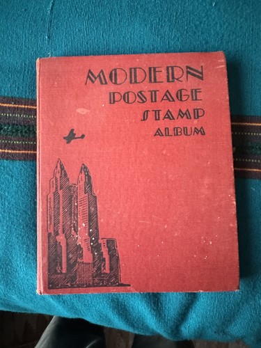 Modern postage stamp album - postage,
