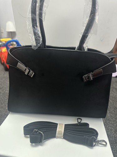 Moda black suede leather - moda,