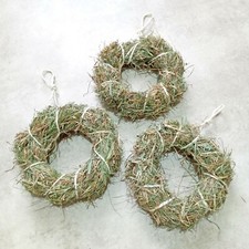 Set of 3 Meadow Hay Wreath