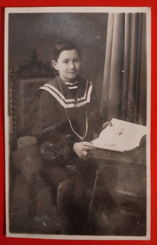Postcard boy dressed - postcard, sailor
