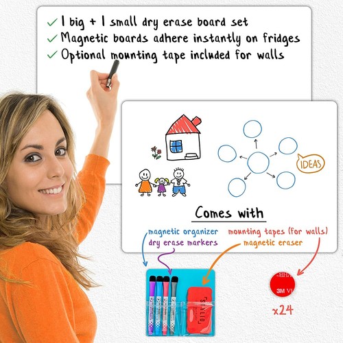Stylio magnetic dry erase - dry,