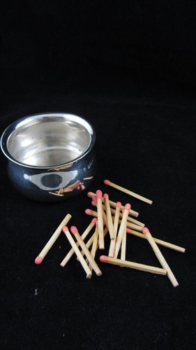 Antique silver match - silver,