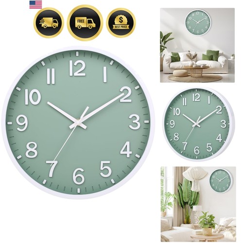 Wall clock inch silent - clock, 12