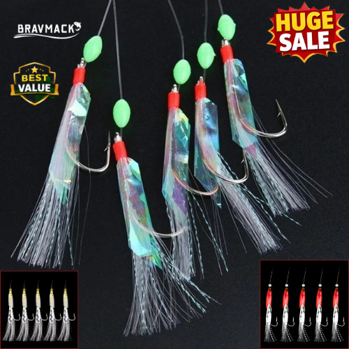Pack mackerel feathers sea - 5,
