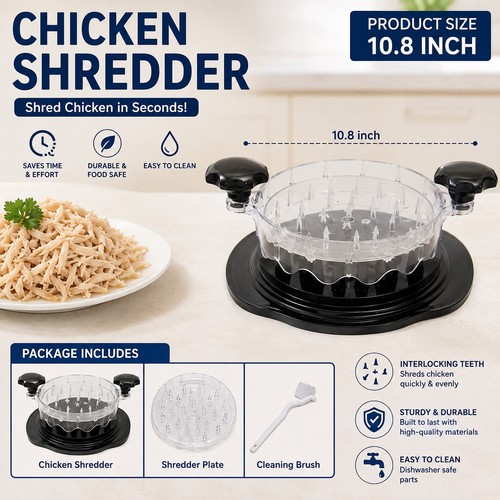 Large chicken shredder machine - large,