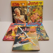 Vintage 1970s Girls Annuals June, Jinty, Tammy & Sally