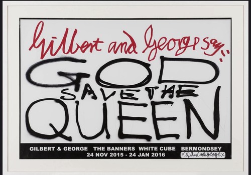 Gilbert george god save - gilbert,