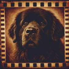 Newfoundland Puppy Dog Echoes