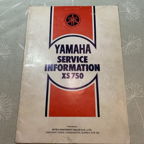 Genuine yamaha 750 service - genuine,