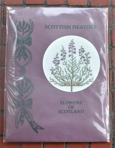 Scottish heather counted cross - scottish,